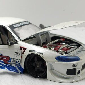 Jada Toys 1:24 Motorex White Nissan Silvia S15 Diecast